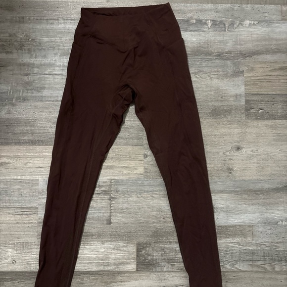 Pants - Brown High-Waisted Leggings